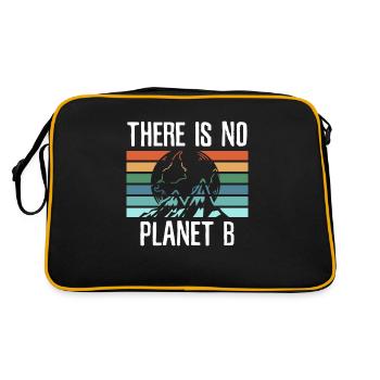 Climate Climate Change Climate Protection Rainforest Gift - Retro Bag - black/gold - Back