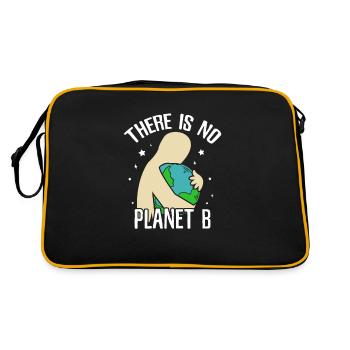 Sauvez la planète - Sac Retro - noir/or - Dos