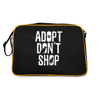 Animal Animal Enfant Adoption Des Animaux Animal Home Gift - Sac Retro - noir/or - Dos
