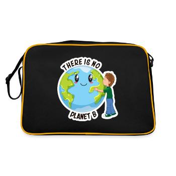Climate change - Retro Bag - black/gold - Back