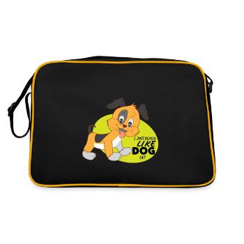 Chiens chien sport chien amoureux des animaux animal chien cadeau - Sac Retro - noir/or - Dos