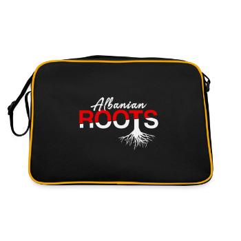 Albanian eagle - Retro Bag - black/gold - Back