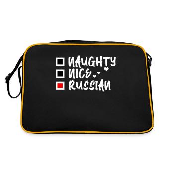 Russie - Sac Retro - noir/or - Dos