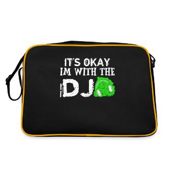 DJ - Retro Bag - black/gold - Back