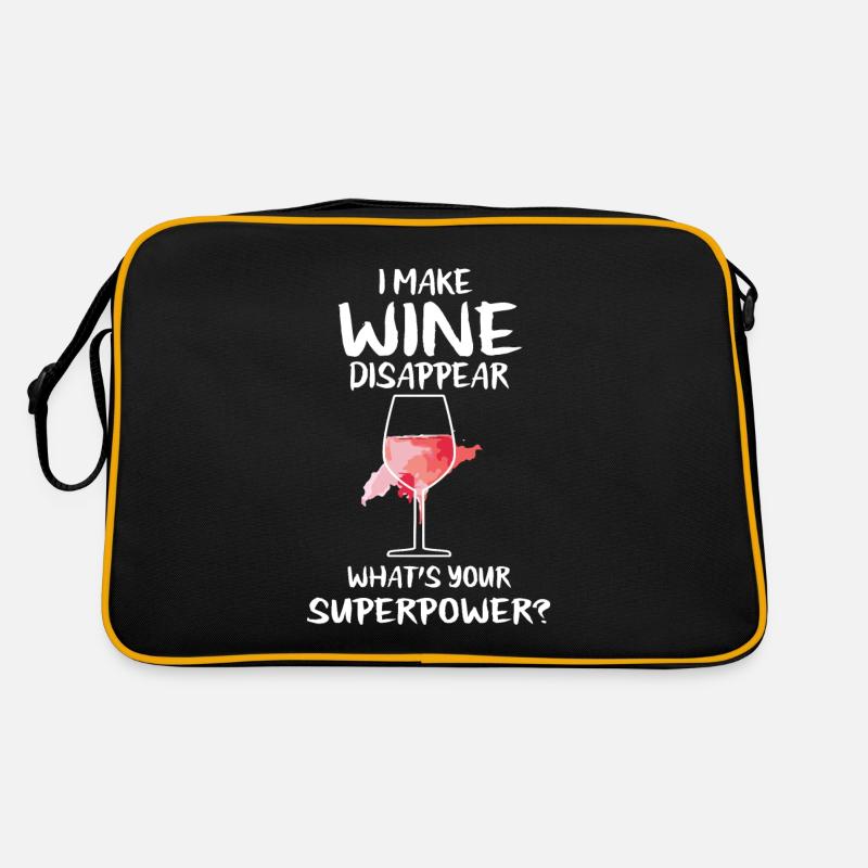 wine lovers Retro Bag