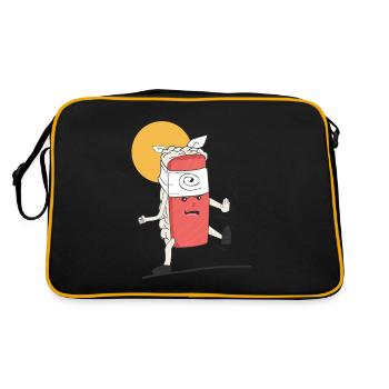 Sushis - Sac Retro - noir/or - Dos