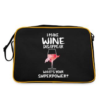 Wine Brandy Red Wine Wine Glass Wine Gift - Retro Bag - black/gold - Back