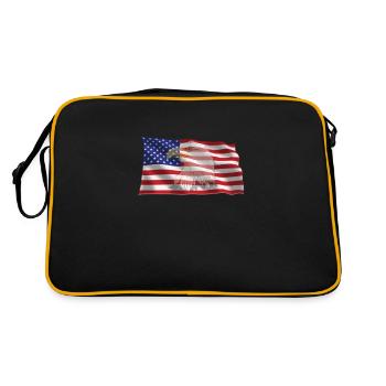 America - Retro Bag - black/gold - Back