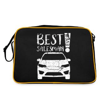Car Seller - Retro Bag - black/gold - Back