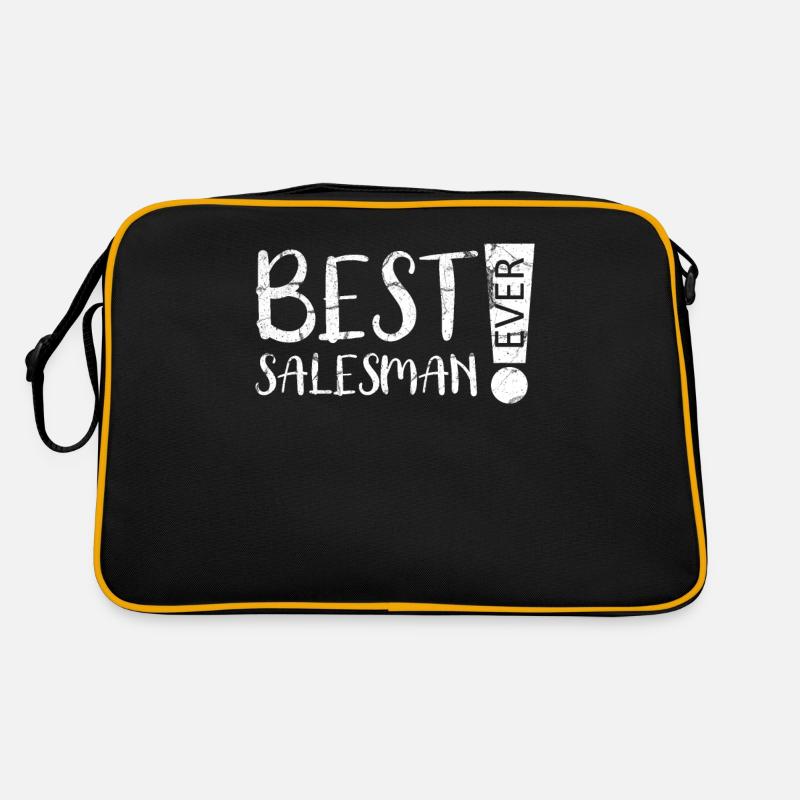 Verkäufer Retro Tasche