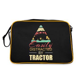 Tracteur - Sac Retro - noir/or - Dos
