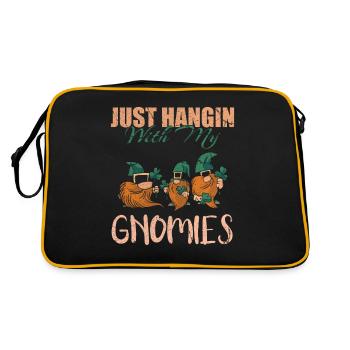 dwarf - Retro Bag - black/gold - Back