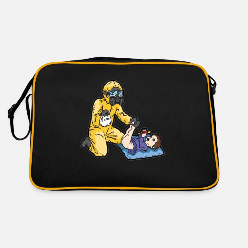 Masque à gaz de changement de couche malodorant Sac Retro