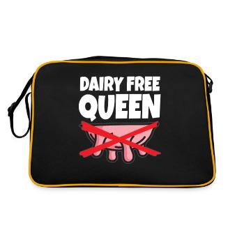 Dairy-free Queen Lactose Intolerance Oat Milk - Retro Bag - black/gold - Back