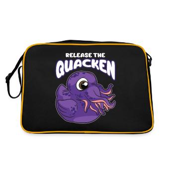 Libérez la vaisselle Octopus Squeaky Duck - Sac Retro - noir/or - Dos