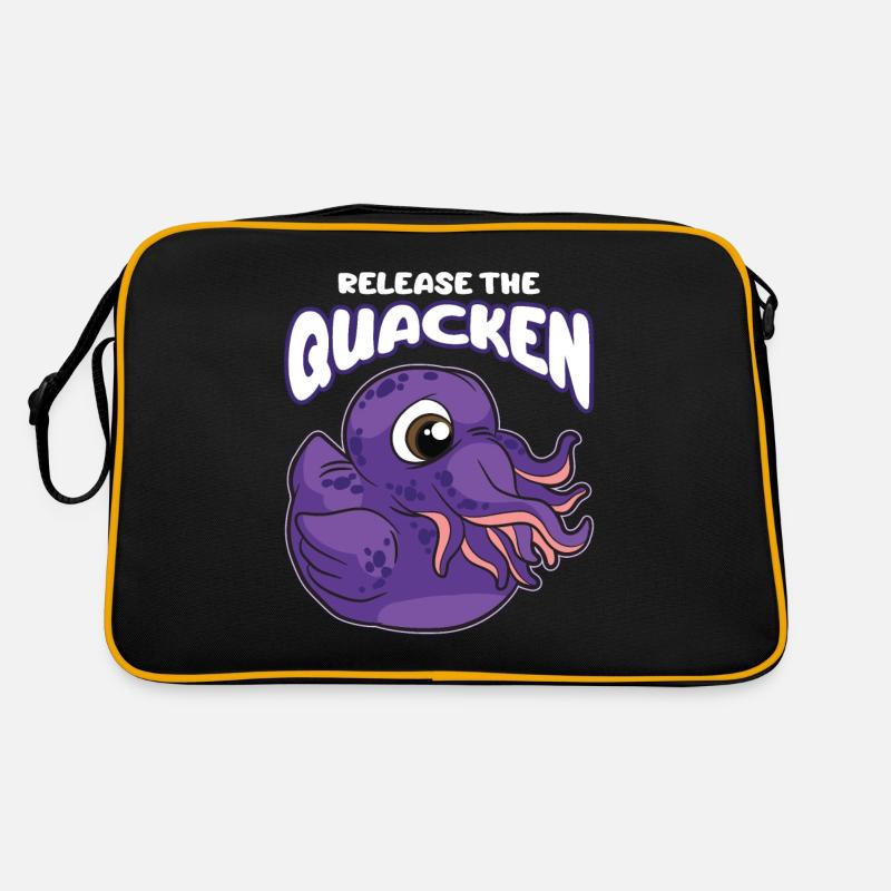 Libérez la vaisselle Octopus Squeaky Duck Sac Retro