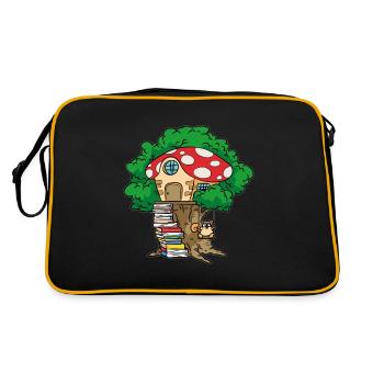 Cozy Tree Cottage Toad Tree Fort House - Sac Retro - noir/or - Dos