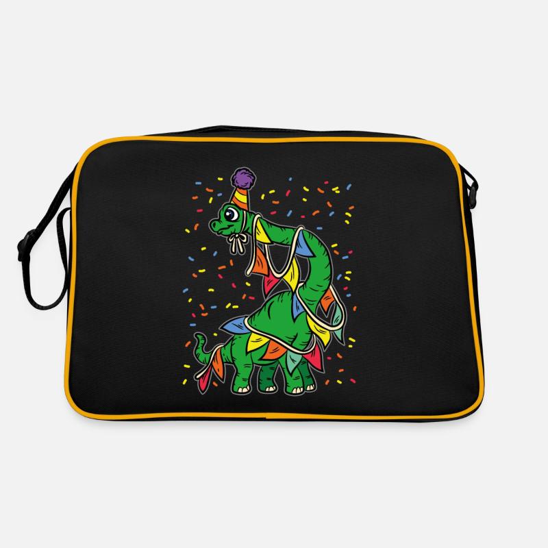 Birthday Party Dino Retro Bag