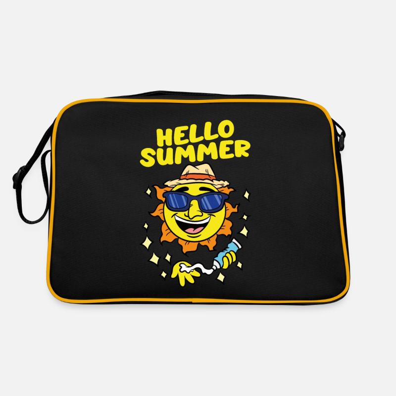 Hello Summer Sun Retro Bag