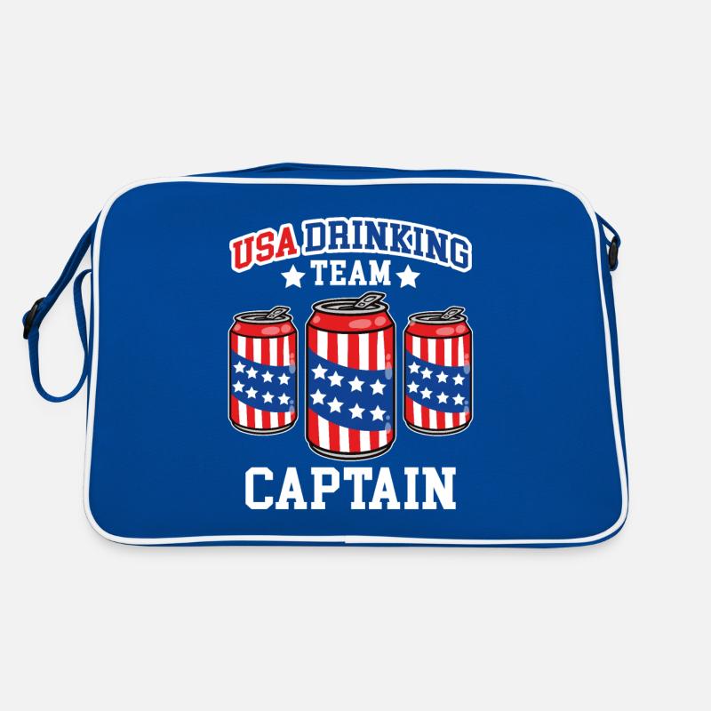 Captain of the American Drinking Team Retro Bag