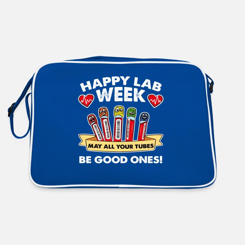 Happy Lab Woche Retro Tasche