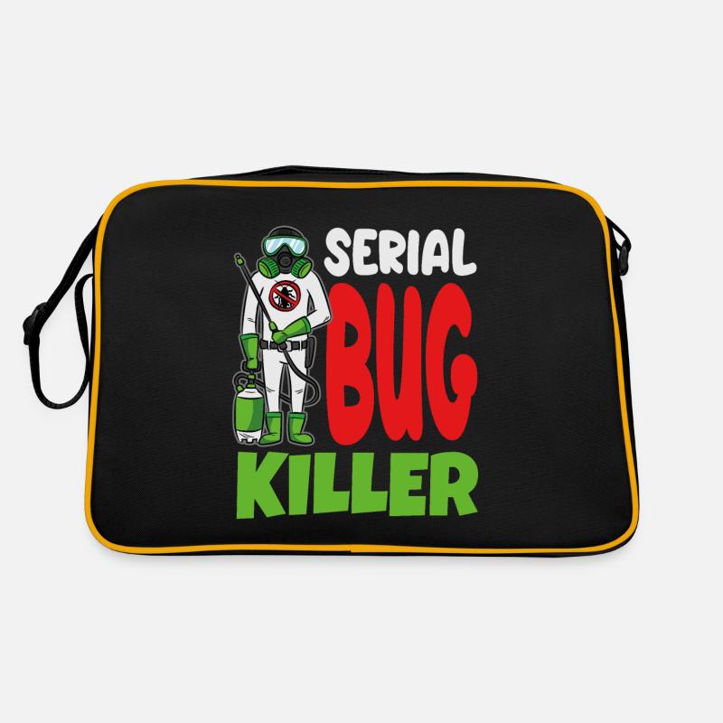 Lustige Exterminator Serial Bug Killer Retro Tasche