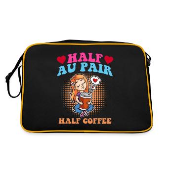Half Au Pair half coffee - Retro Bag - black/gold - Back