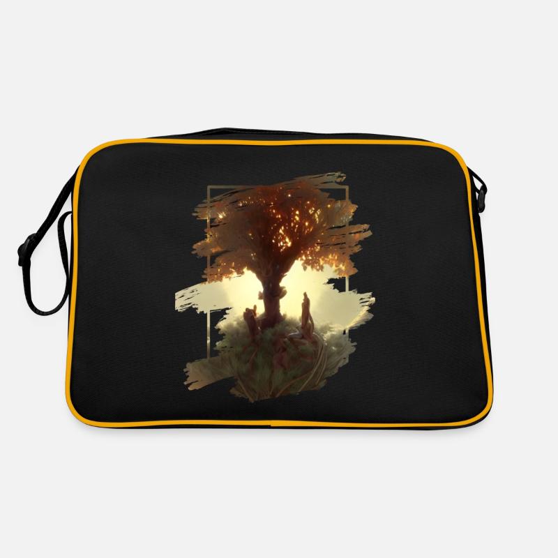 Baum des Lebens Retro Tasche