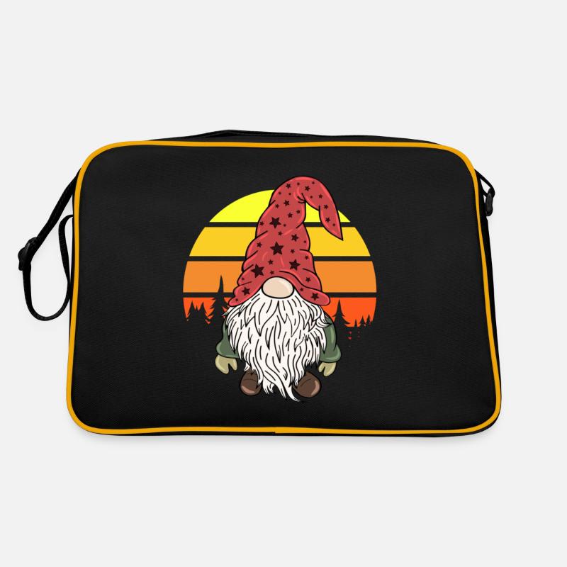 Christmas Dwarf Gnome Vintage Retro Bag