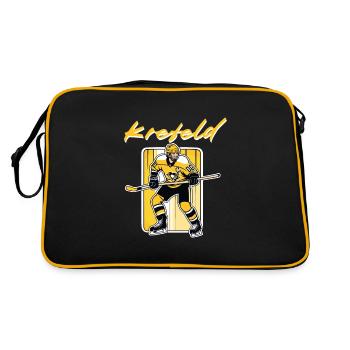 Hockey sur glace de Krefeld - Sac Retro - noir/or - Dos