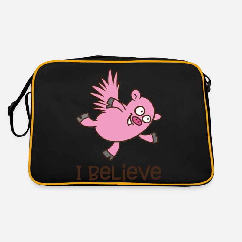 Flying pig Retro Bag