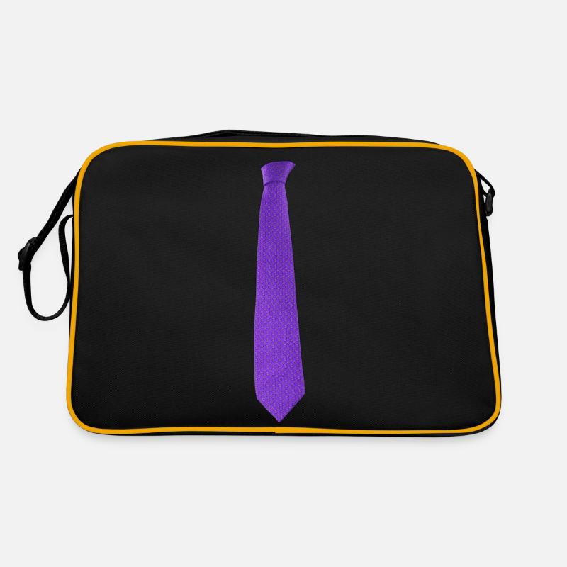 Purple tie Retro Tasche