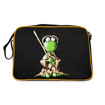 Jedi Frog - Retro Bag - black/gold - Back