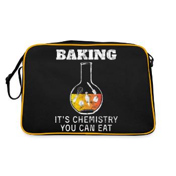 Cuire au four, c'est de la chimie à manger Baker Patissier - Sac Retro - noir/or - Dos