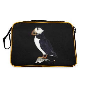 Macareux - Sac Retro - noir/or - Dos