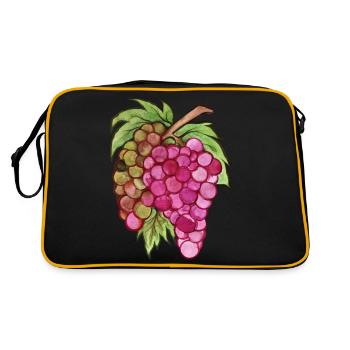 Raisins - Sac Retro - noir/or - Dos