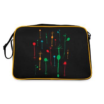 Neurons tetrad - Retro Bag - black/gold - Back