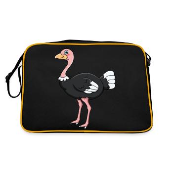 ostrich - Retro Bag - black/gold - Back