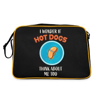 Hot Dog Hot dogs - Retro Bag - black/gold - Back