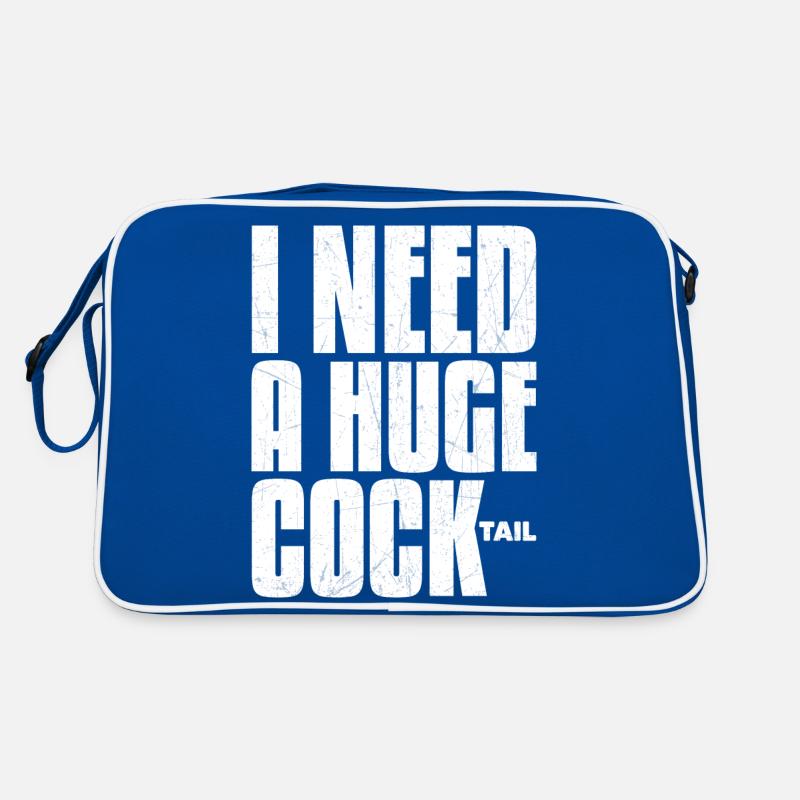 I Need A Huge Cocktail Retro Tasche