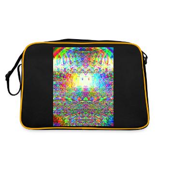 Psychic Owl - Retro Bag - black/gold - Back