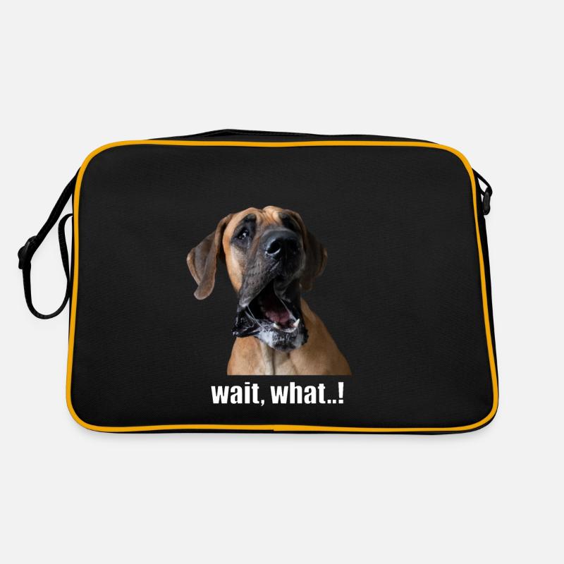 Wait, what... Retro Tasche