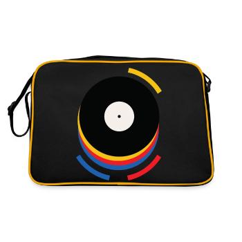 Enregistrement de musique - Sac Retro - noir/or - Dos