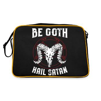 Satan Devil Gifts | Satanisme Horreur gothique - Sac Retro - noir/or - Dos