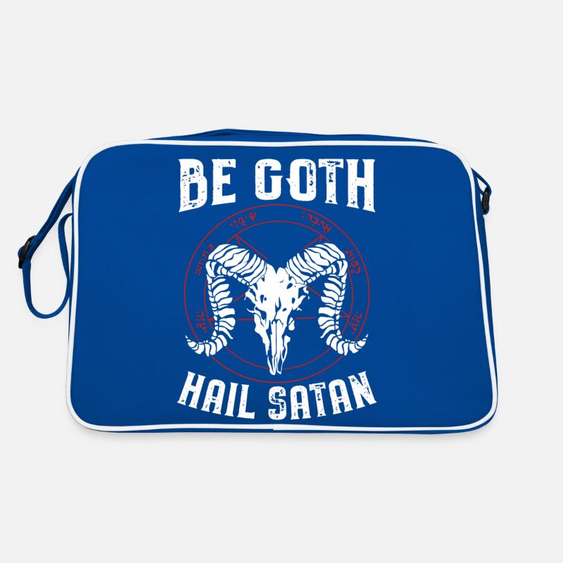 Satan Teufel Geschenke | Satanismus Gothic Horror Retro Tasche