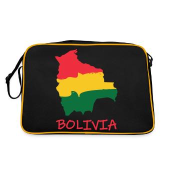 Bolivie - Sac Retro - noir/or - Dos