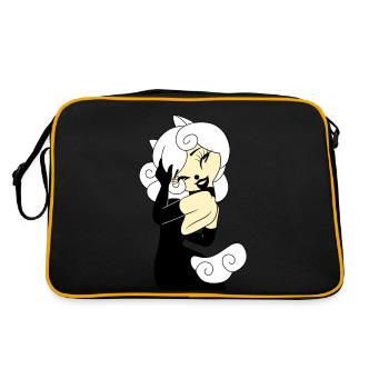 TShirt Fille Parfait Chevaux Blonde Robe Noir 2022 - Sac Retro - noir/or - Dos