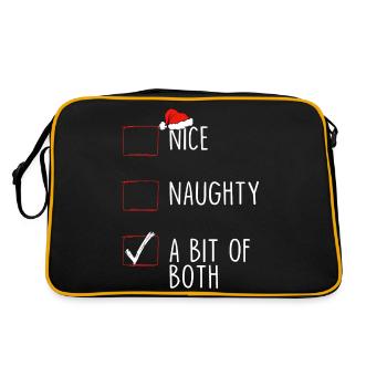 Nice Naughty A Bit Of Both - Retro Bag - black/gold - Back