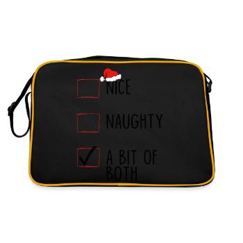 Nice Naughty A Bit Of Both - Retro Bag - black/gold - Back