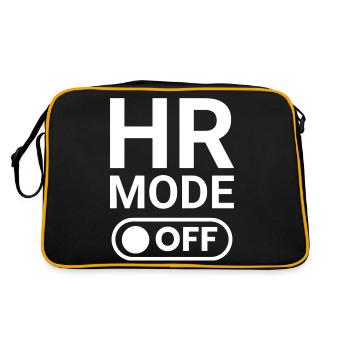 HR Mode OFF - Retro Bag - black/gold - Back